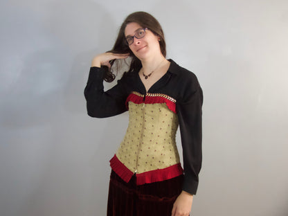 1860's Steampunk Custom Corset Pattern (PDF)